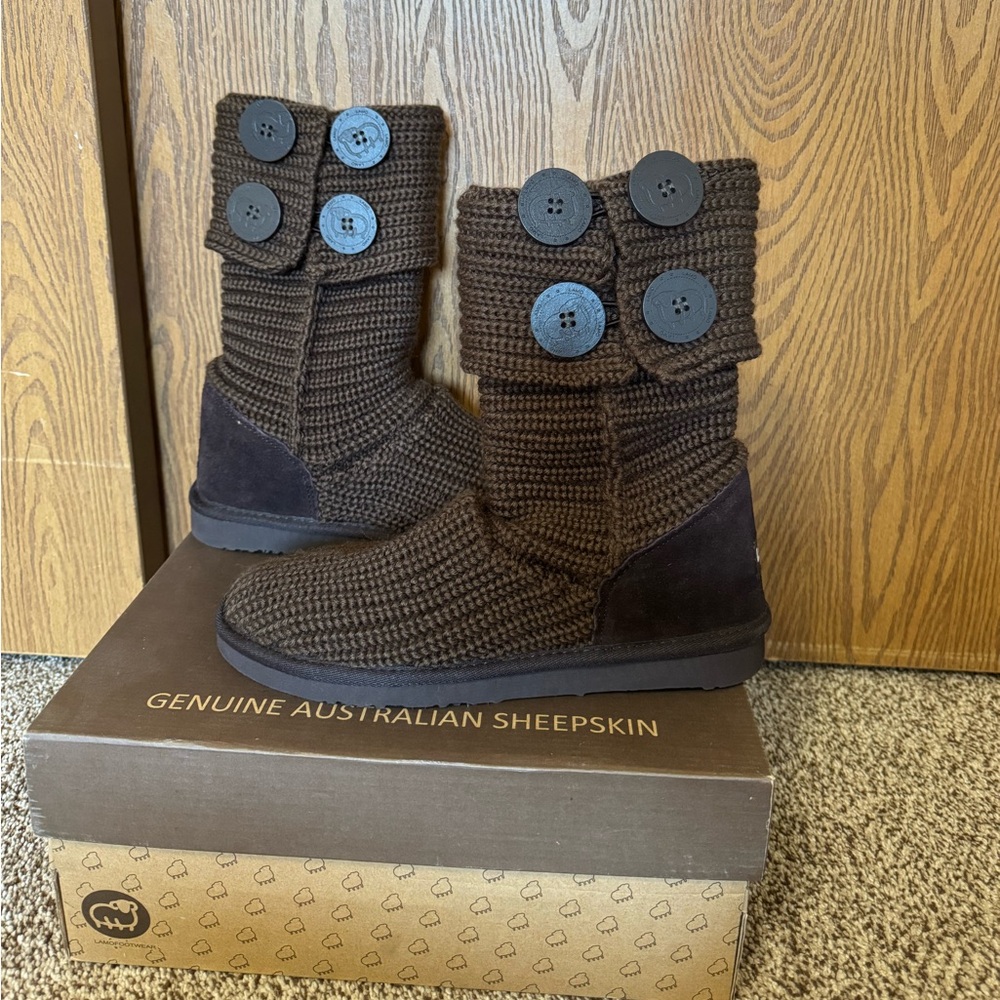 Lamo Knit Mid-calf boots